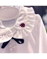 Camisa bebé mariquitilla Blanco Camisa bebé mariquitilla Blanco