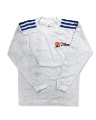 Camiseta primaria manga larga montesol Blanco Camiseta primaria manga larga montesol Blanco