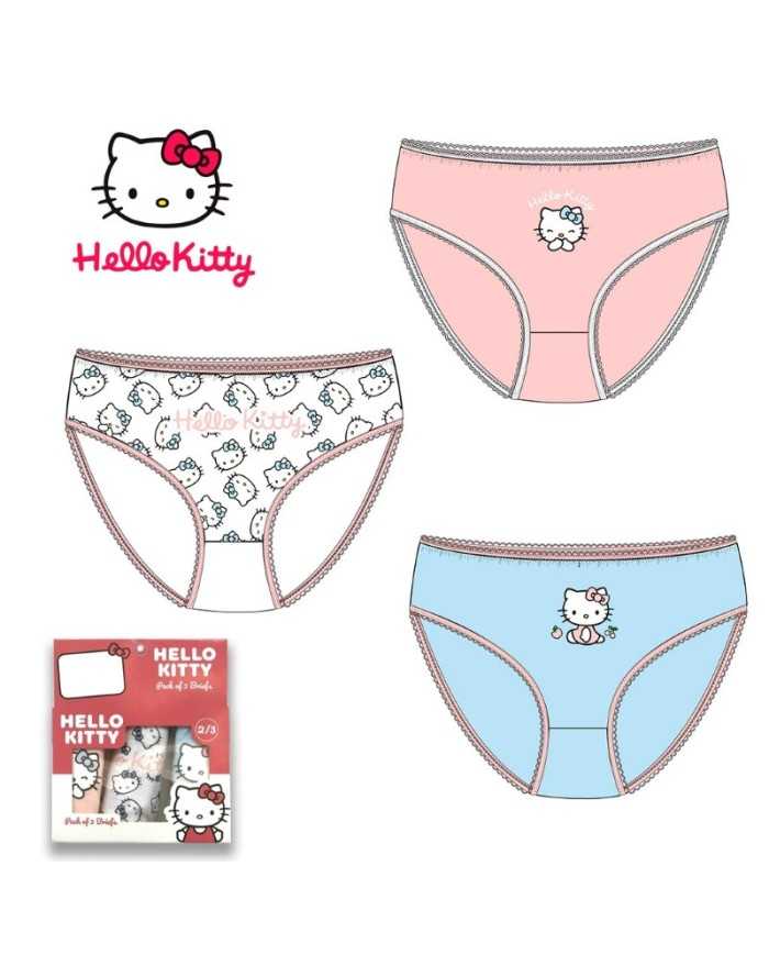 Pack 3 braguitas Hello Kitty Varios