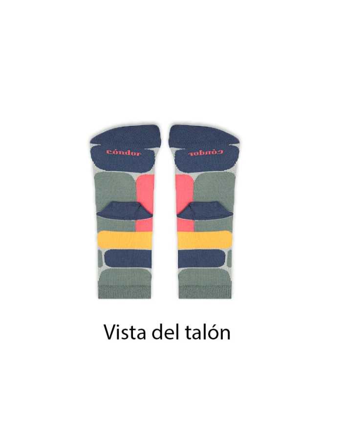 Calcetín barefoot abstracto Lapislazu