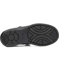 Merceditas niña piel velcro 29 al 39 Negro