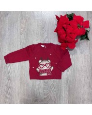 Jersey navideño bebé Rojo