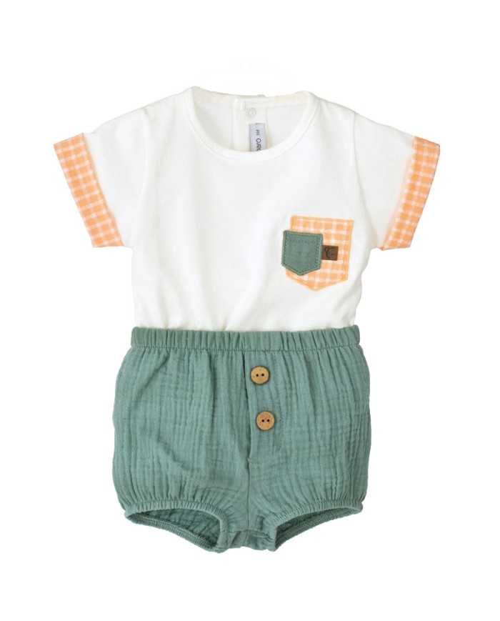 Conjunto pololo bebé niño Azul