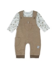 Conjunto peto algodón con camiseta Visón Conjunto peto algodón con camiseta Visón