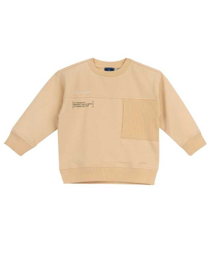 Sudadera algodón niño Giallo
