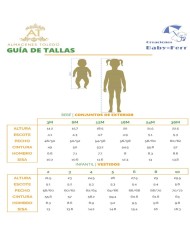 Guía tallas Baby-Ferr