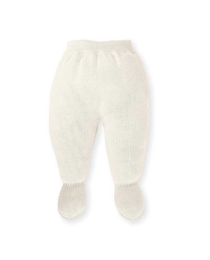 Polaina lisa perlé Natural