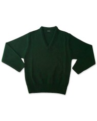 Jersey escolar 100% ACRILICO 6 a 46 Verde Botella