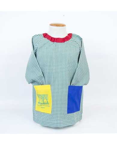 Mandilón Comedor Angel de la Guarda Verde