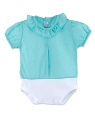 Body camisa manga corta plumeti Verde