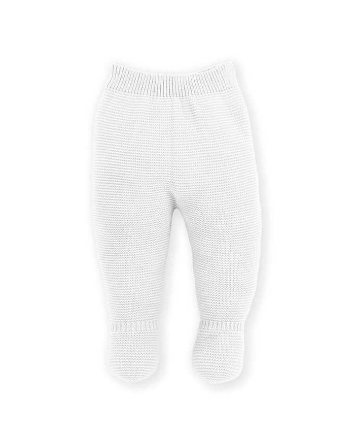 Polaina punto blanco Bebé Pantalones