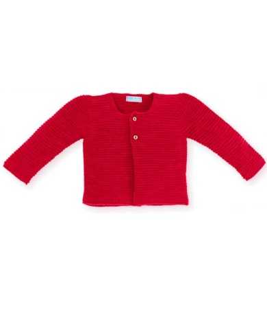 Chaqueta larga link unisex Rojo