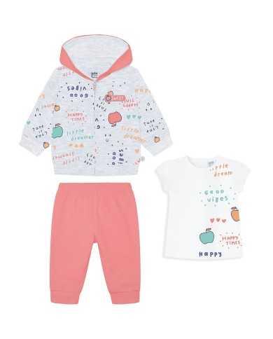 Chandal bebe niña piezas verano Rosa