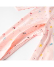 Pijama bebe niña entero verano mariposas Rosa Pijama bebe niña entero verano mariposas Rosa