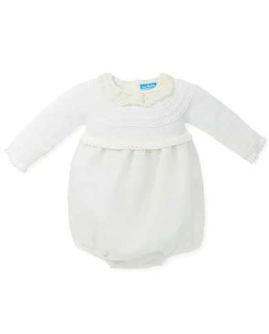 Pelele combinado ceremonia Crudo