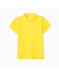 Polo liso manga corta Amarillo Polo liso manga corta Amarillo