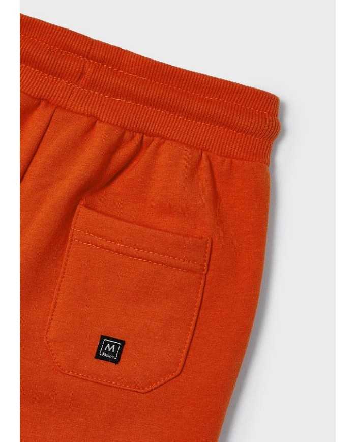 Pantalón naranja de felpa de 100 % algodón - Naranja